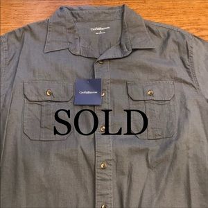 Croft & Barrow gray * Large * NWT
